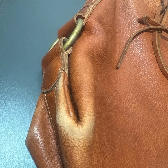 BANANA REPUBLIC Leather Boho Shoulder Bag - Picture 7 of 13